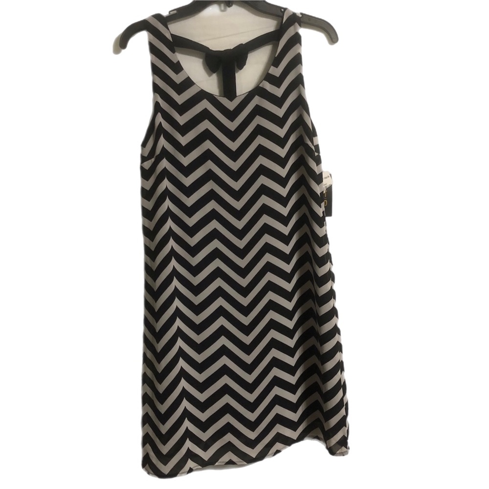 Want and Need Zip Zag Stripe Dress